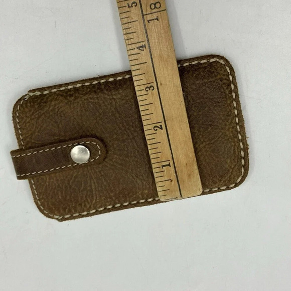 Roots Brown Leather Holster Belt Phone Cell  Holder Case - Picture 5 of 5
